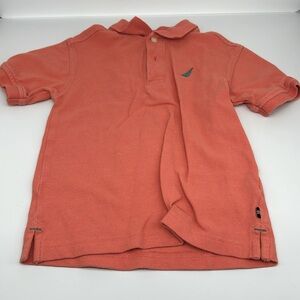 Nautica Kids polo shirt - size M (5-6) - coral/orange